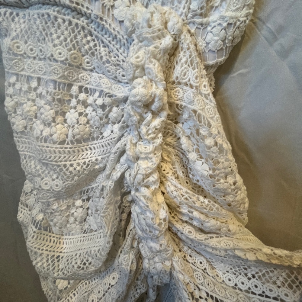 NWT | JBQ White Lace Tulum Dress | Sz Small - Picture 4 of 8